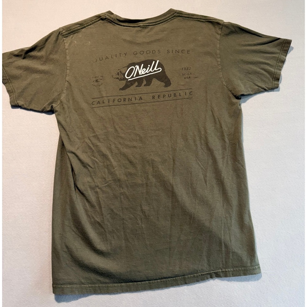 ONeill Mens Modern Fit California Republic Bear Graphic T-Shirt Size Medium